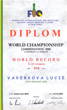 Svtov rekord Lucie Vaverkov