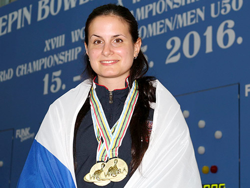 Mistrovství světa U23 v kuželkách 2016 – dvojnásobná mistryně světa Nikola Tatoušková
